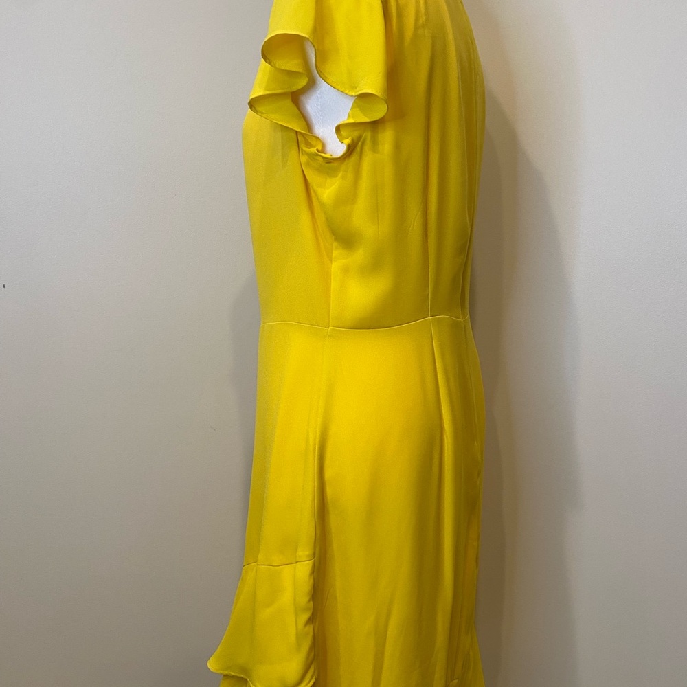Banana Republic Yellow High Low Dress - Picture 4 of 6